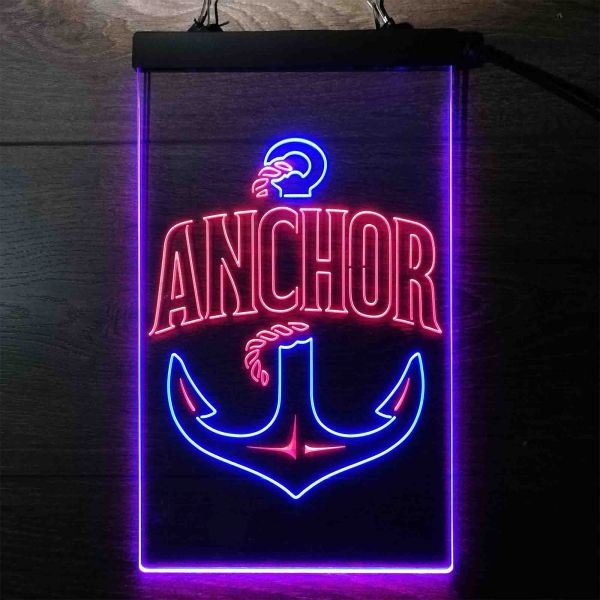 Anchor Beer Dual LED Neon Light Sign